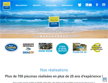 Tablet Screenshot of piscine-azur.com